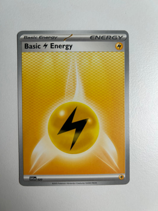 Basic Lightning Energy #020 - SVE: Scarlet & Violet Energies
