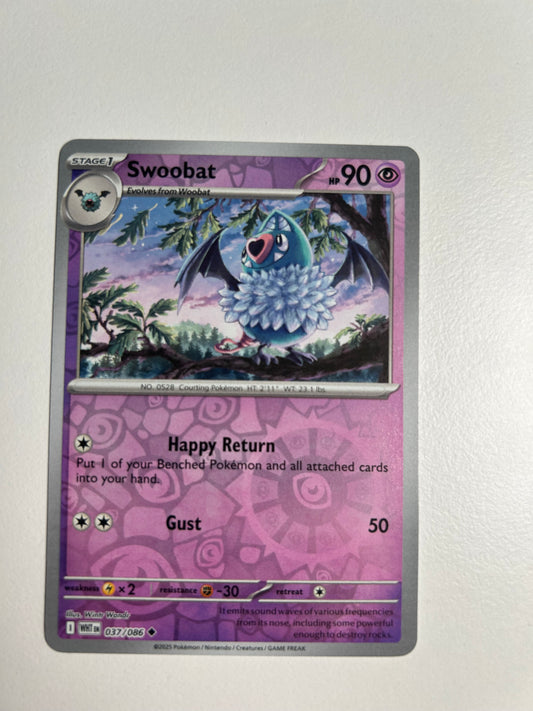 Swoobat Reverse Holo - SV: White Flare