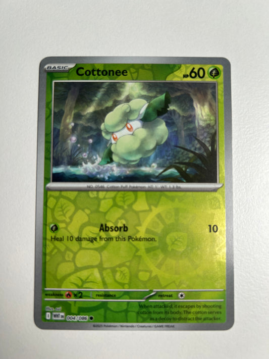 Cottonee Reverse Holo - SV: White Flare