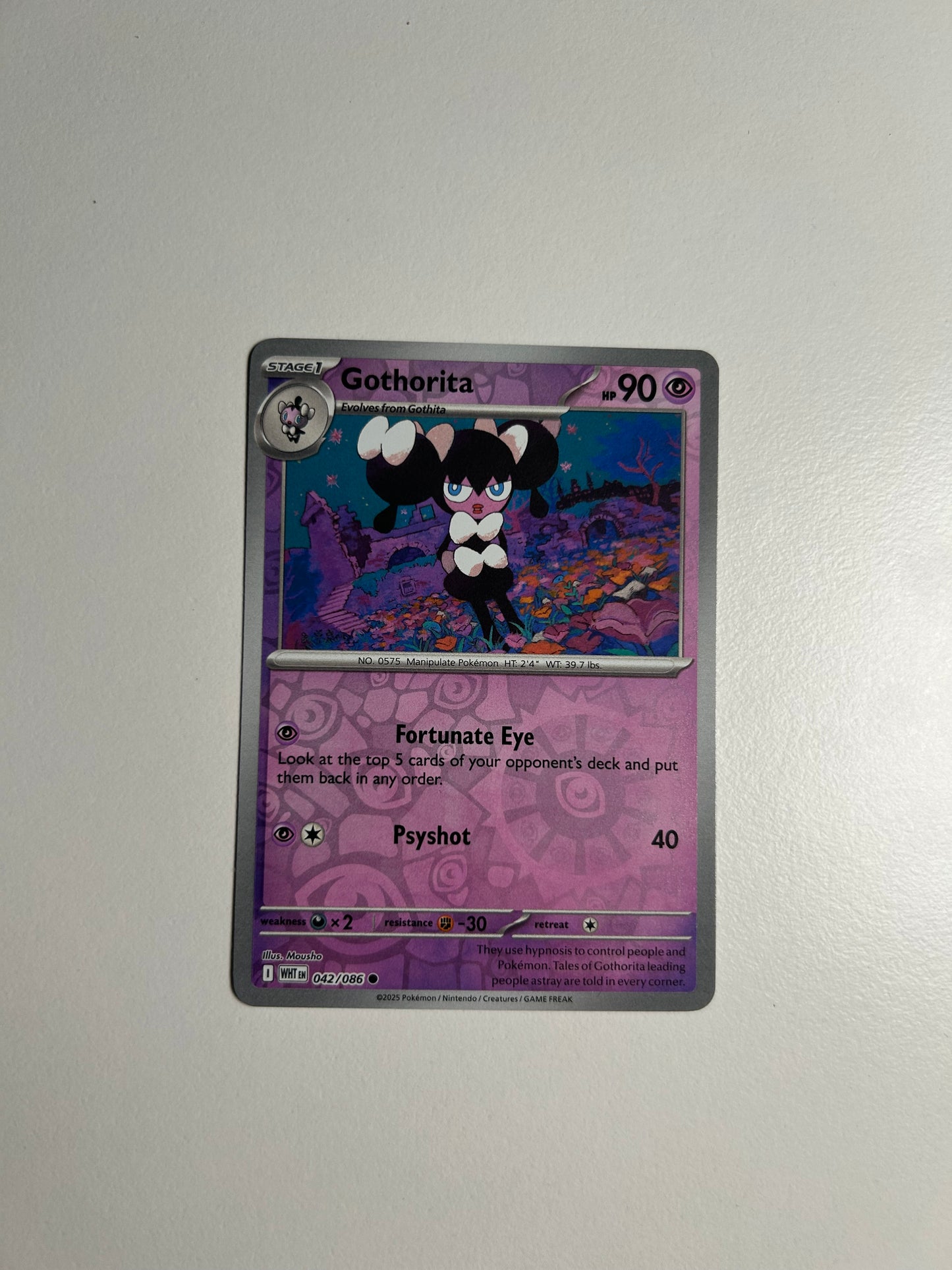 Gothorita Reverse Holo - SV: White Flare