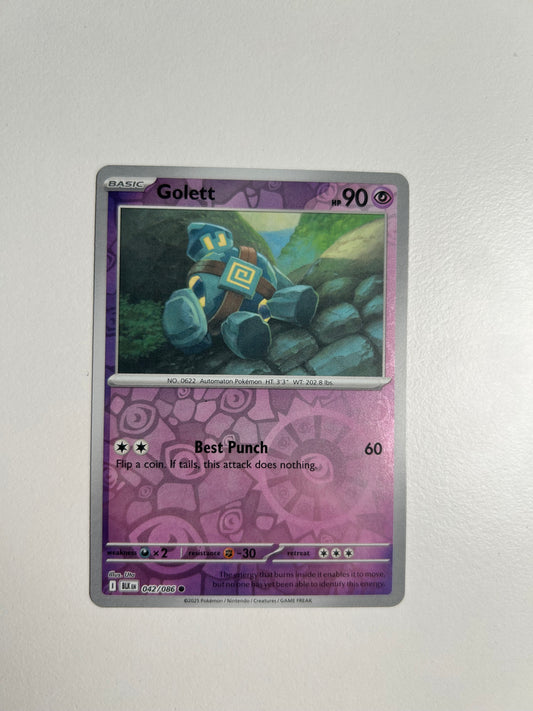 Golett Reverse Holo - SV: Black Bolt