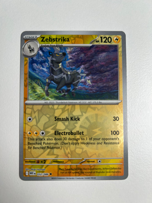 Zebstrika Reverse Holo - SV: White Flare